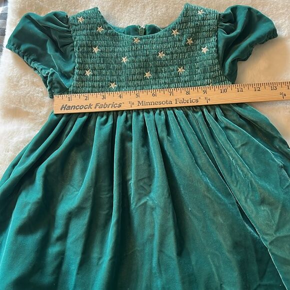 Mini Boden Velvet Dress Stars Pockets Size 4-5 Years - Picture 8 of 11